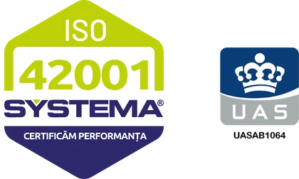 Marca de certificare SYSTEMA ISO/IEC 42001